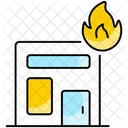 Fire Station Emergency Fire Icon