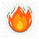 Fire Hot Burn Icon