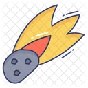 Fire Stone Disaster Danger Icon