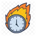 Fire Time Time Fire Icon