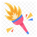 Fire Torch Fire Light Flame Torch Icon