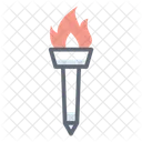 Fire Torch Conventional Torch Olympic Torch Icon