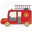 Fire Truck Fire Rescue Fire Force Icon
