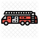 Truck Fire Transportation Icon