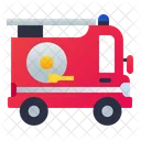 Button Fire Truck Emergency Icon