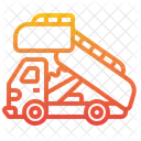 Fire Truck Firefighter Car Ladder Icon
