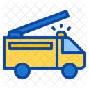 Fire Truck Transport Transportation Vehicle Emergency Rescue Icon
