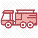 Fire Truck Vehicle Firefighter Car Icon