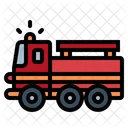 Fire Truck Transportation Emergency Icon