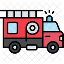 Fire Truck Transport Dump Icon