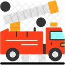 Fire Truck Aerial Ladder  Icon