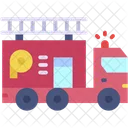 Fire Truck Vehicle Firefighter Icon