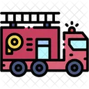 Fire Truck Vehicle Firefighter Icon