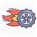 Fire Tyre Tyre Wheel Icon