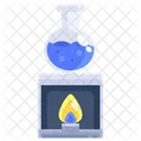 Fire Under Flask Flask Fire Icon