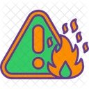 Fire Warning Attention Blaze Icon