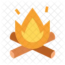 Fire Wood Wood Fire Icon