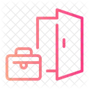 Fired Exit Job Loss Icon