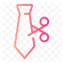 Fired Scissors Professions And Jobs Icon