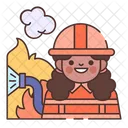 Firefighter Fireman Rescue Icon