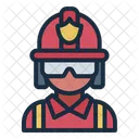 Firefighter Profession Avatar Icon