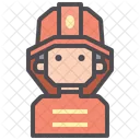 Firefighter Fireman Guardian Icon