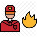 Firefighter Fire Fireman Icon