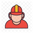 Firefighter Occupation Man Icon