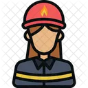 Avatar Firefighter Fireman Icon