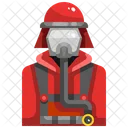 Firefighter Fire Man Man Icon