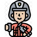 Firefighter Extinguish Emergency Icon
