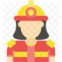 Firefighter Fireman Job Icon