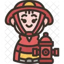 Firefighter Fireman Uniform Icon