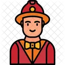 Firefighter Emergency Fireman Icon