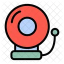 Firefighter Alarm Security Warning Icon