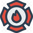 Firefighter badge  Icon