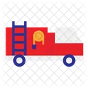 Emergency Fire Truck Vehicle Icon