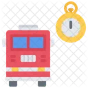 Firefighter Car Time  Icon