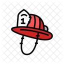 Firefighter Hat Cap Icon