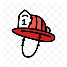 Firefighter Hat  Icon