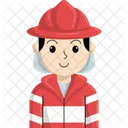 Fireman Helmet Uniform Icon