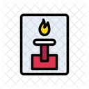 Fire Fighter Flame Icon
