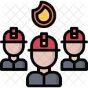 Firefighter Team  Icon