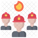 Firefighter Team  Icon