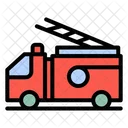 Firefighter Truck Transportation Firefighter Icon