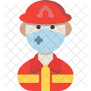 Firefighter Man Male Icon