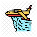 Firefighting Plane Wildfire Icon
