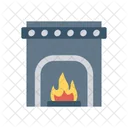 Firehouse Flame Chimney Icon