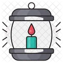 Firelamp Candle Decoration Icon