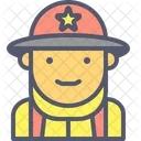 Fireman Firefighter Fire Icon